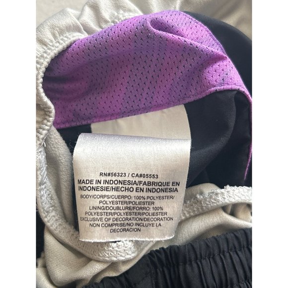 Nike Dri-Fit Black & Lavender Running Shorts, Size XS - Picture 5 of 9